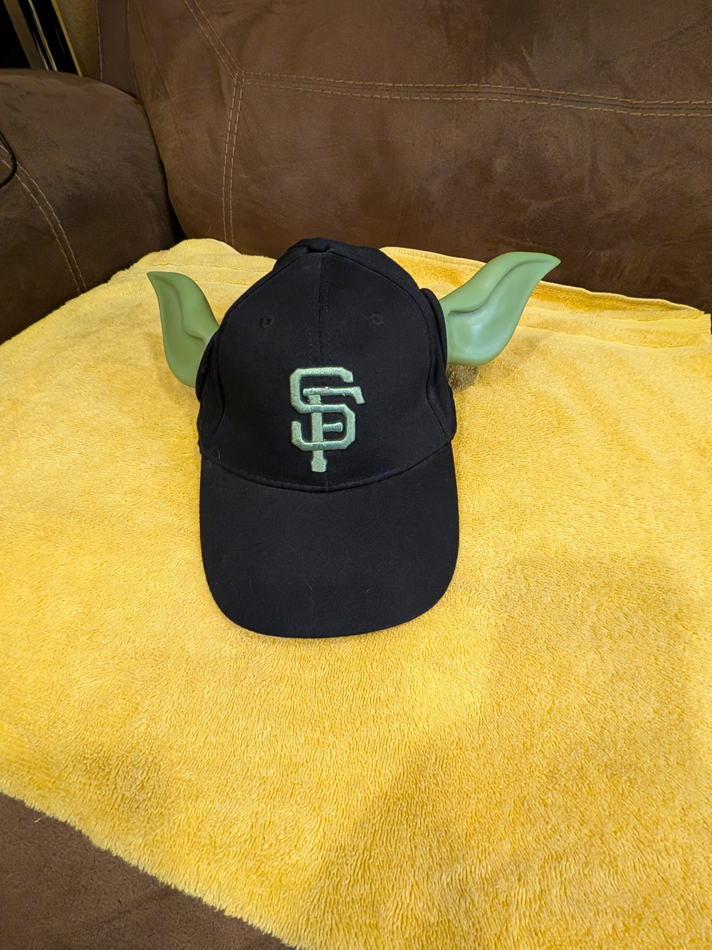 SF Giants 2024 Star Wars Yoda Ears Hat StubHub Giveaway Adjustable